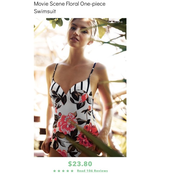 Cupshe Other - Cupshe Movie Scene Floral one piece NWT Sz M